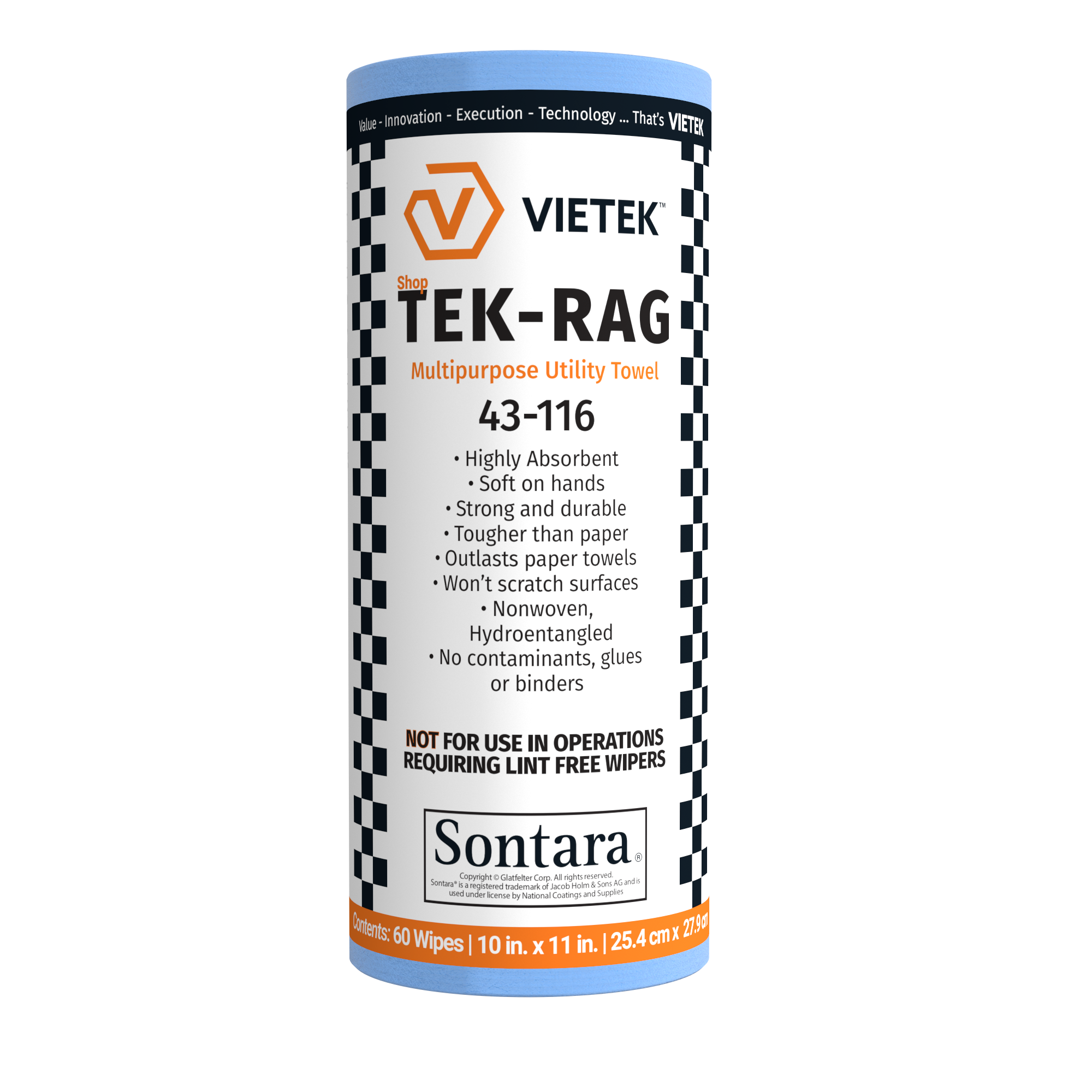 60 Count 11 X 10 Hand Roll - VIETEK ROLL
