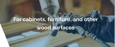 Cabinets and furniture coatings